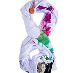 New Waypoint Travel Scarf - Watercolor World Map